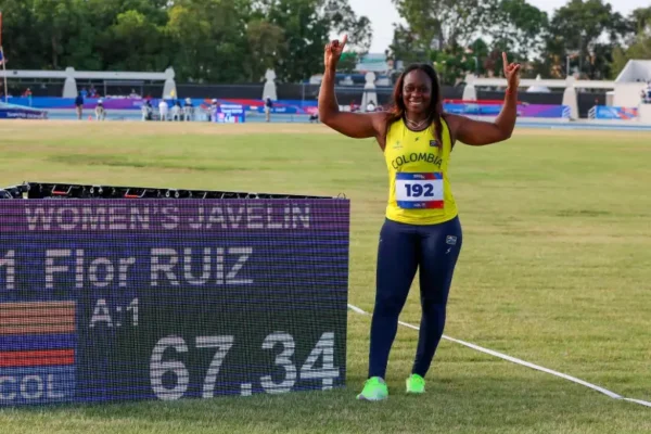 Récord regional en jabalina: Flor Denis Ruiz alcanza la marca centroamericana con un lanzamiento de 67,34 metros