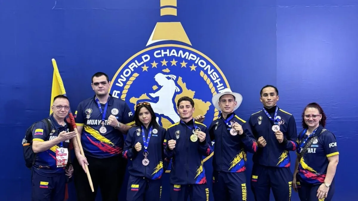 Foto cortesía de la Federacion Colombiana de Muay Thai
